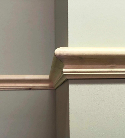 Traditional detailed timber moulding.