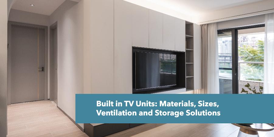 built in TV units material 1